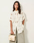 Sessùn long embroidery floriani shirt guerande blouse